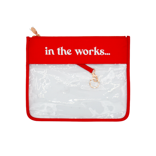 Tiny In The Works Project Bag: Navy
