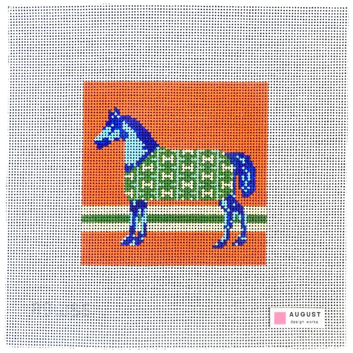 Blue "H" Coat Horse