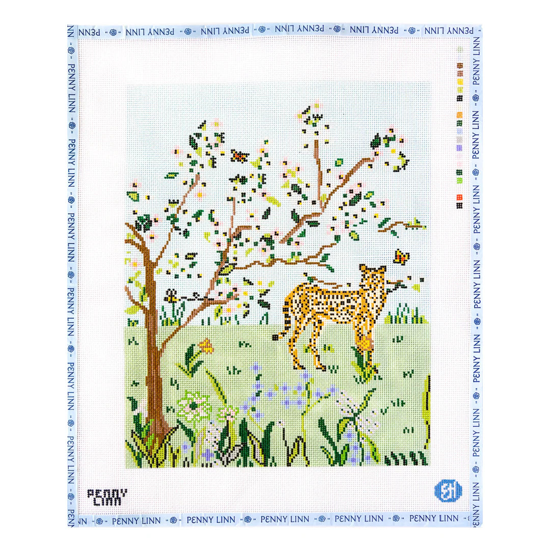 Butterfly Jungle Needlepoint Canvas by Penny Linn x Evelyn Henson (Pre-Order)