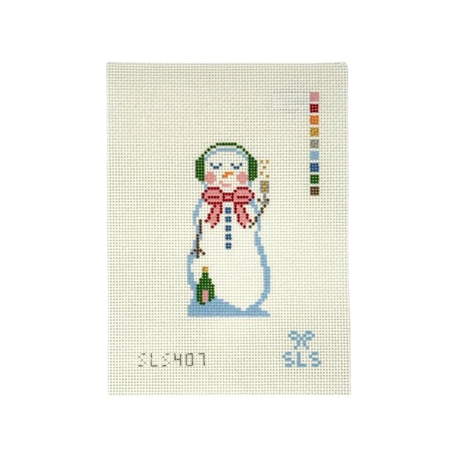 Champagne Snow Woman