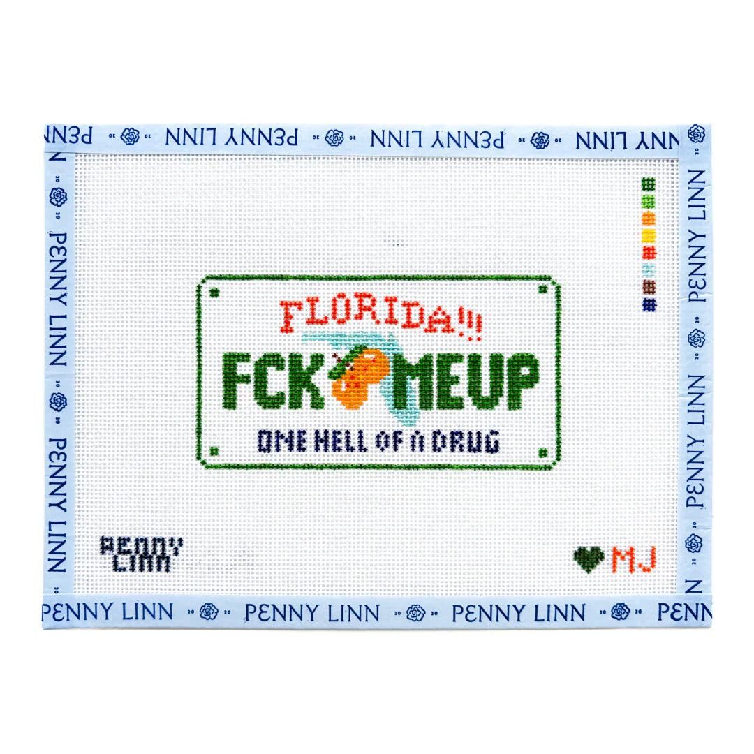 TS Florida!! Needlepoint Canvas by Penny Linn x Mason June (Pre-Order)