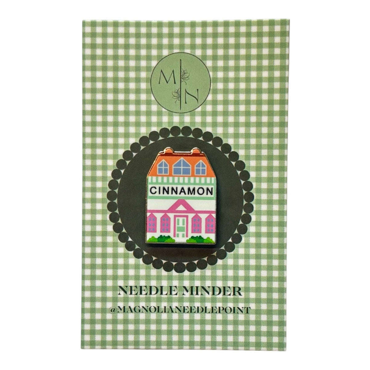 Magnolia Needlepoint MN-NM-15 Cinnamon magnetic needle minder with strong magnet