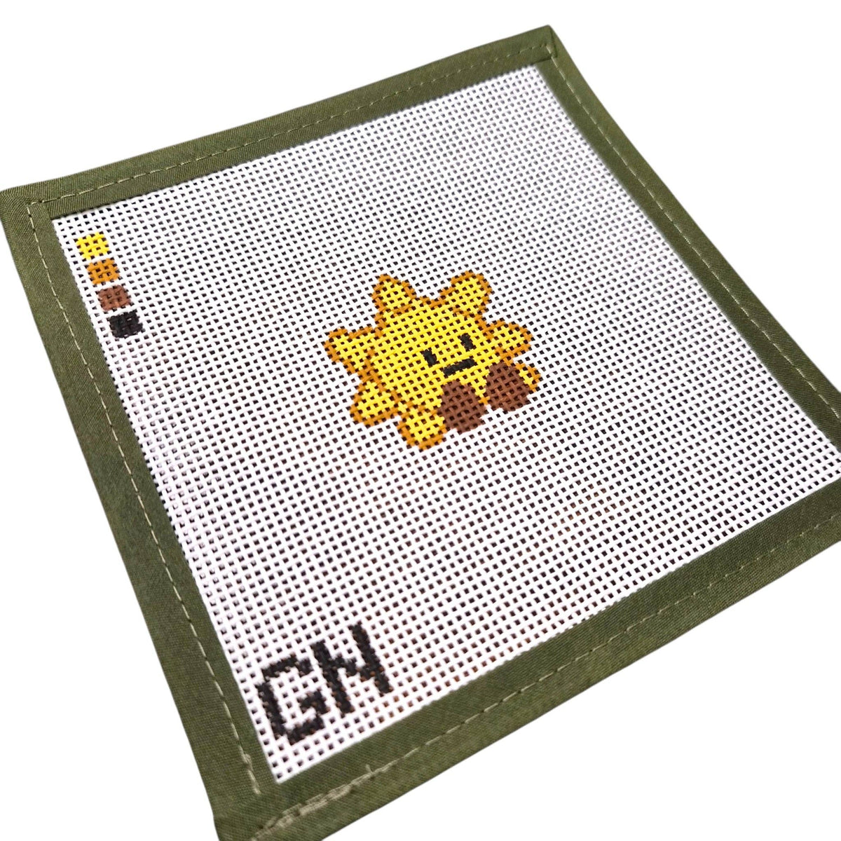 The Gilded Needle Mini Happy Sun 13 mesh needlepoint canvas product image 2