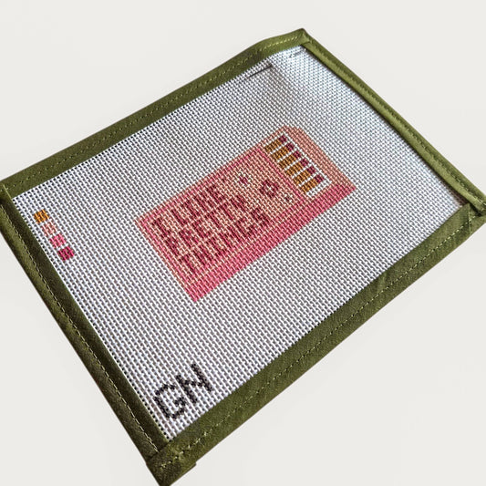 The Gilded Needle Pretty Things Matchbox needlepoint canvas product image 2