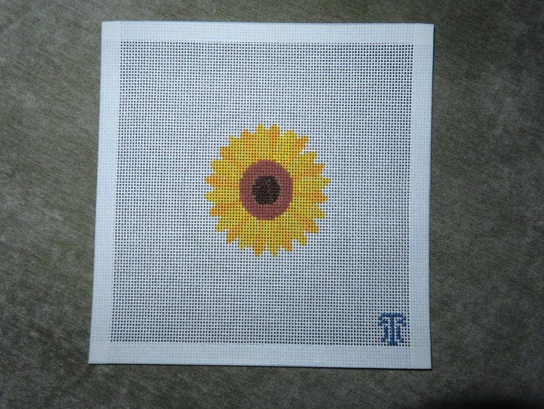 Sunflower Needlepoint Canvas