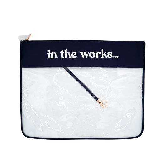 Extra Large In The Works Project Bag: Navy