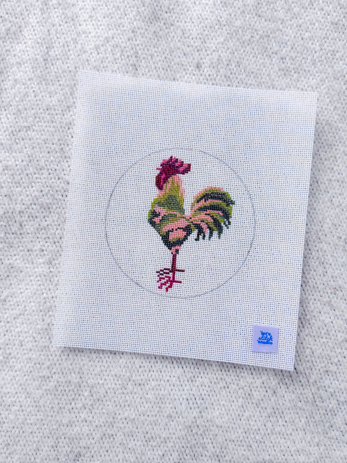 Mr. Camo Cock-A-Doodle-Do 18 Mesh Needlepoint Canvas product image