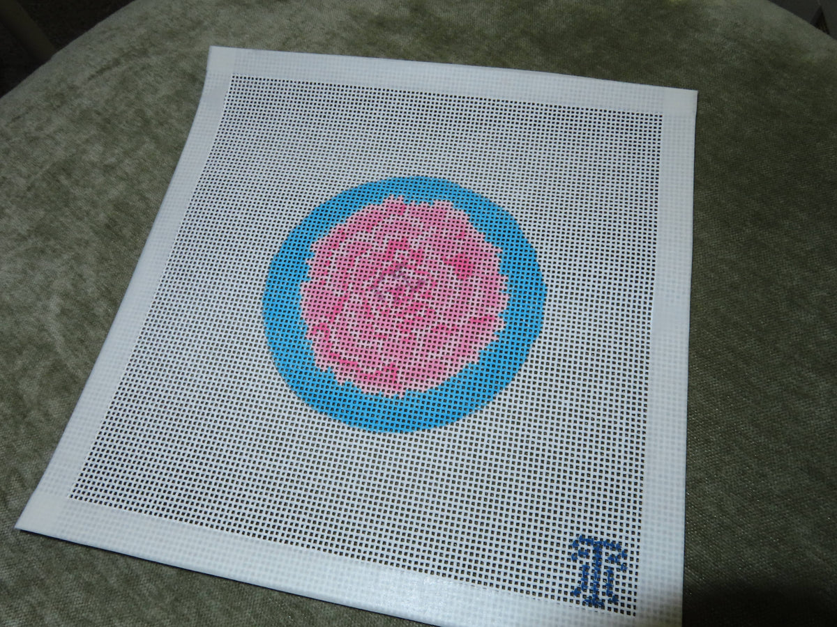 Carnation Needlepoint Canvas