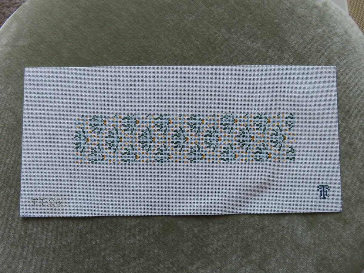 Garden Gate Key Fob Needlepoint Canvas