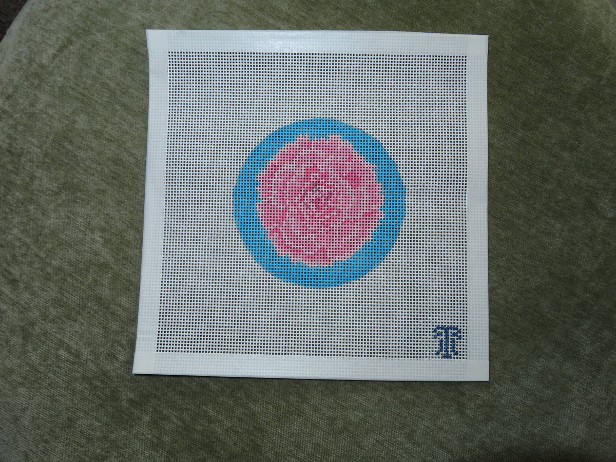 Carnation Needlepoint Canvas