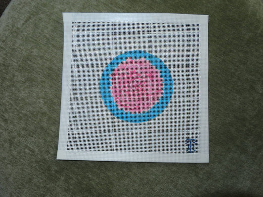 Carnation Needlepoint Canvas