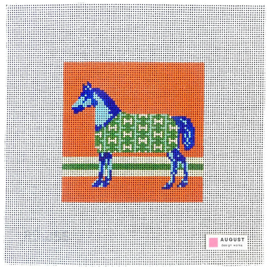 Blue "H" Coat Horse