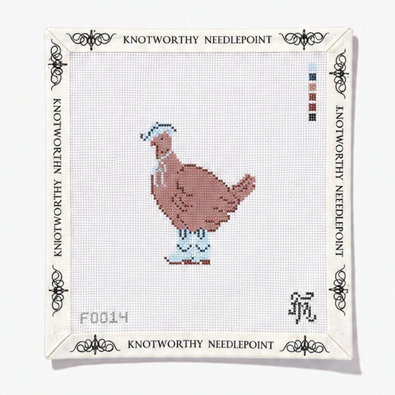 Cowgirl Dolly Needlepoint Canvas