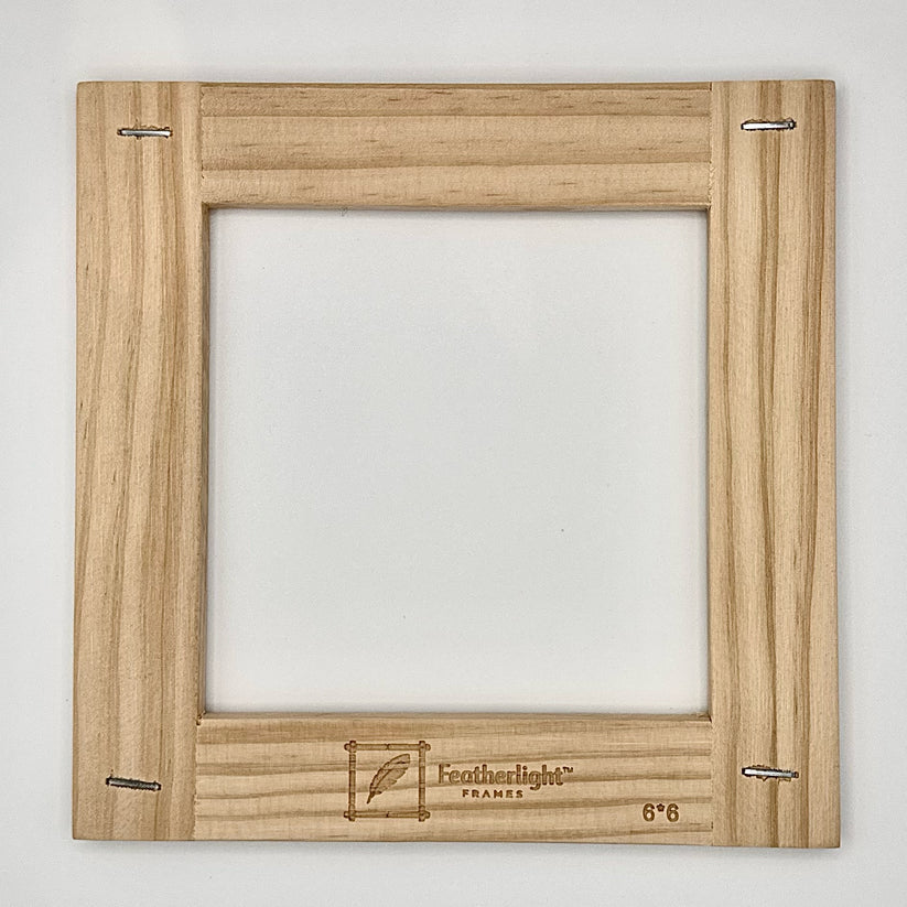 6 x 6 Featherlight square needlepoint frame
