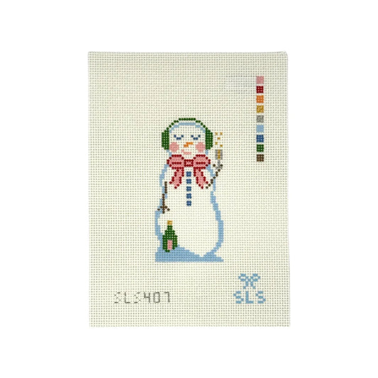 Champagne Snow Woman