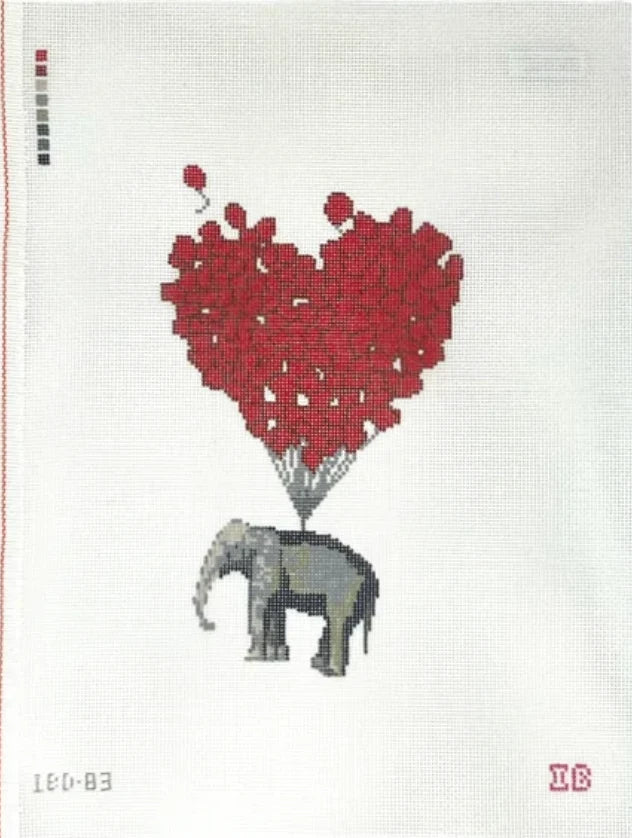 Love Carries All Needlepoint Canvas – 18 Mesh | Independent Belle