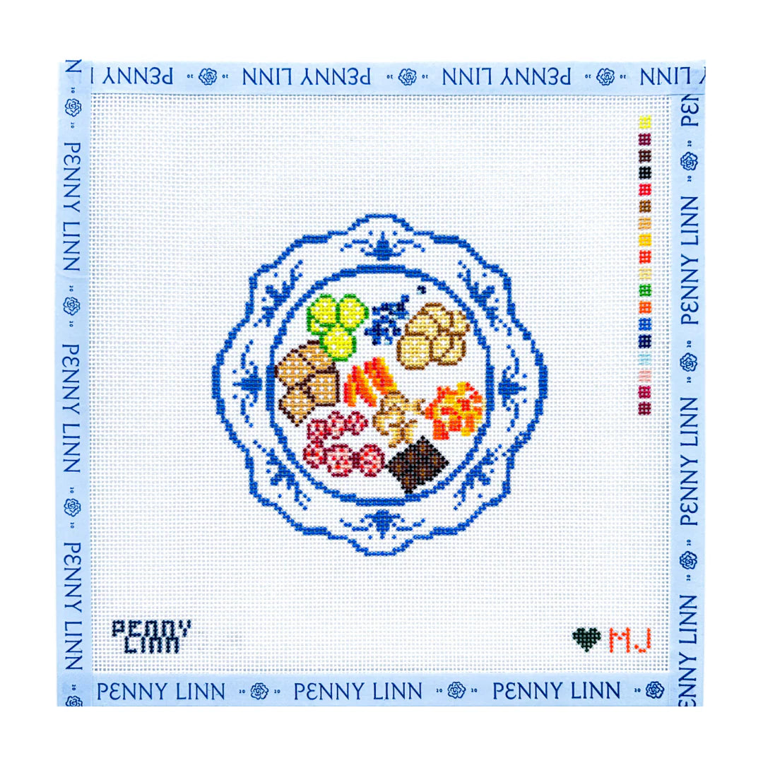 Girl Dinner Snack Plate Canvas - Penny Linn x Mason June (Pre-Order)