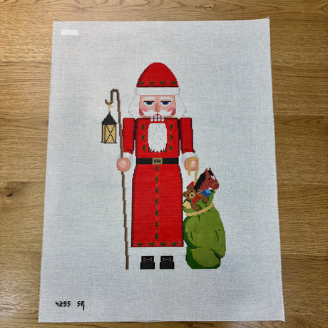 Nutcracker, Lantern Santa, Toy Bag, 18” Stand-up - 13 Mesh | Susan Roberts