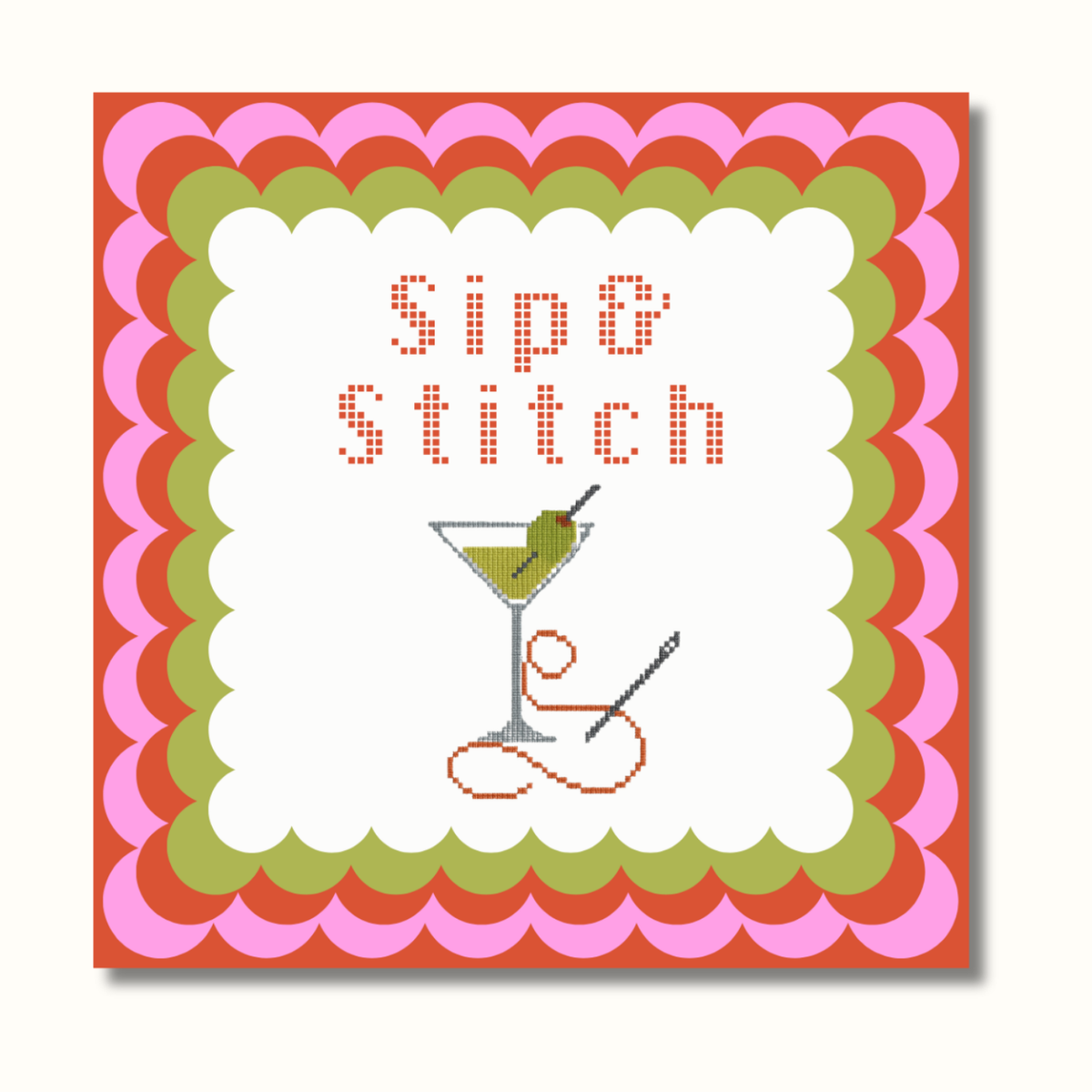 Needlepoint Cocktail Napkins