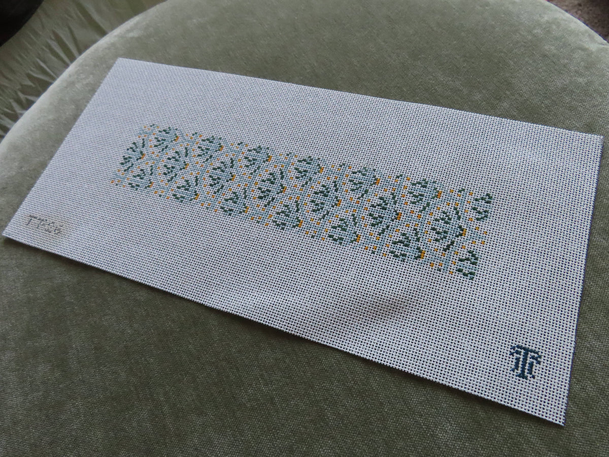 Garden Gate Key Fob Needlepoint Canvas