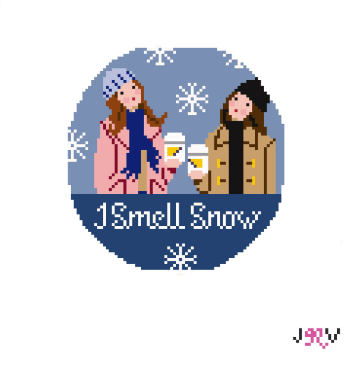 JV134 - Gilmore Girls Needlepoint Canvas (Pre-Order)
