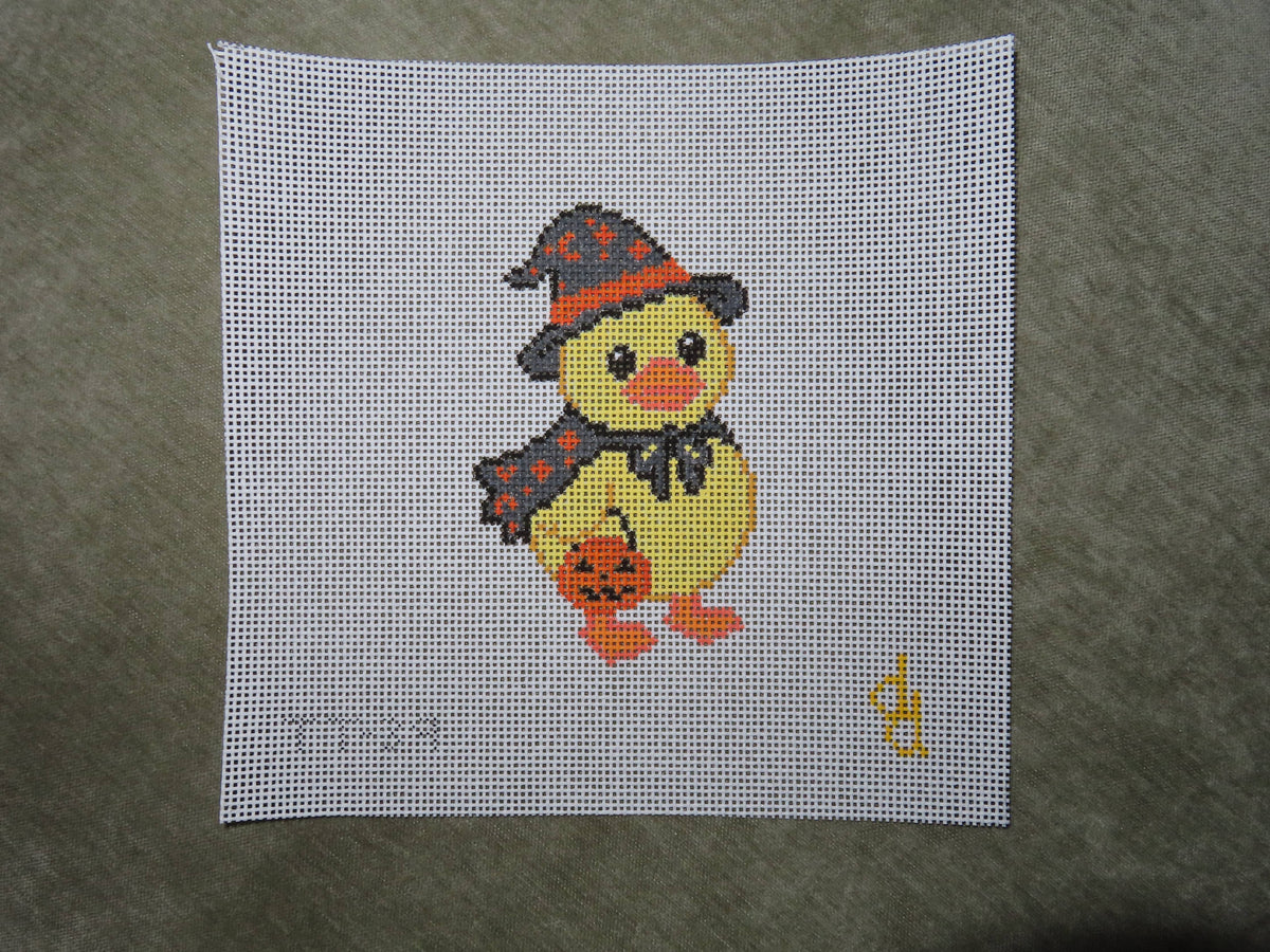 Halloween Duck Needlepoint Canvas