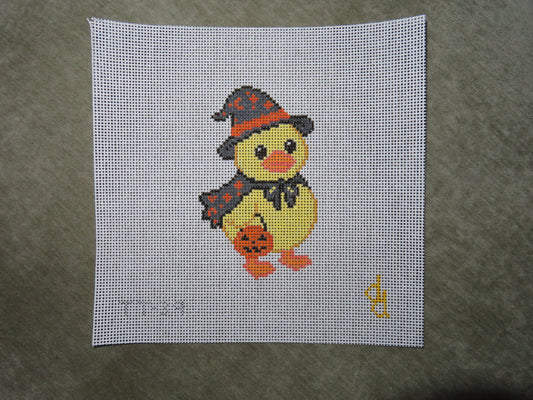 Halloween Duck Needlepoint Canvas