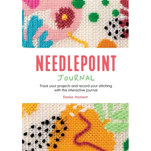 Needlepoint Journal by Emma Homent project tracker for up to 75 needlepoint projects