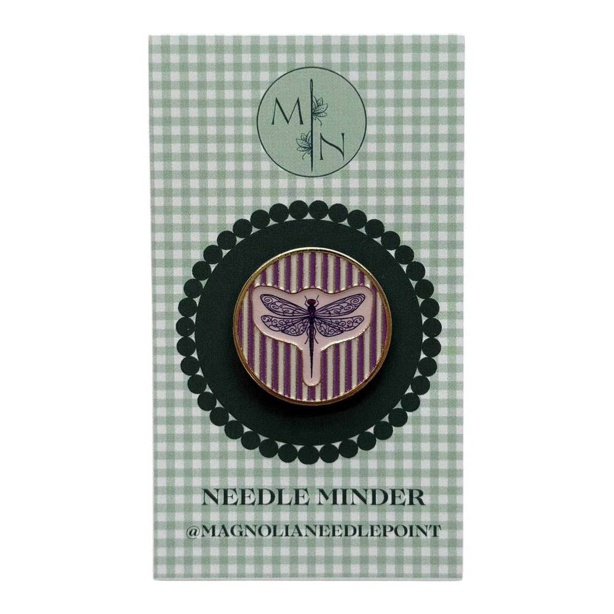 Magnolia Needlepoint MN-NM-20 Dragonfly magnetic needle minder with strong magnet