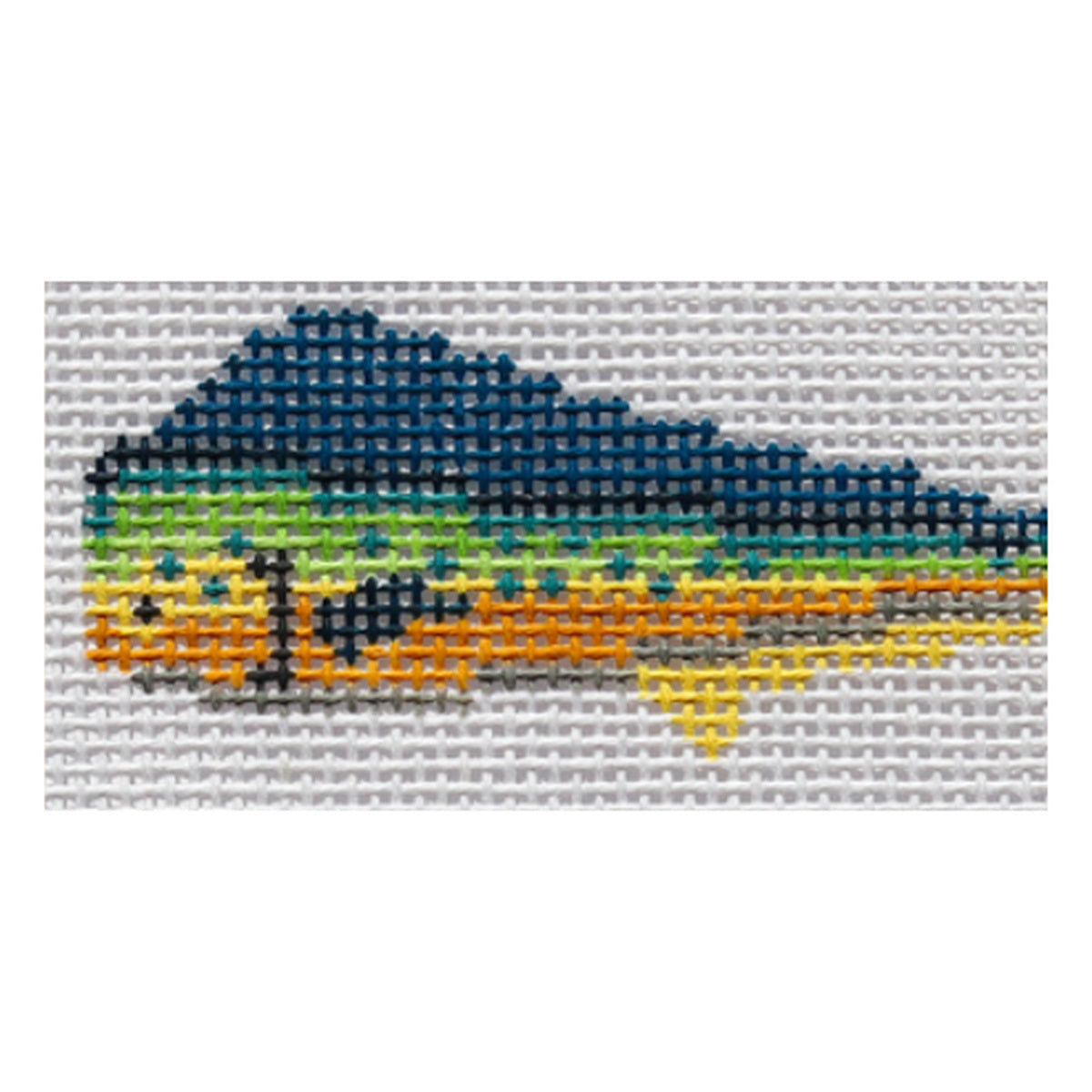 Mahimahi (Dolphinfish) 18 mesh needlepoint canvas by Merritt Walker Designs