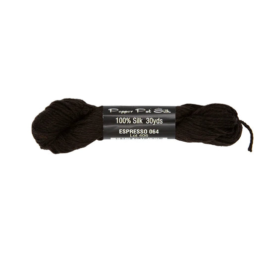 Pepper Pot Silk PP-064 Espresso 100% silk needlepoint thread