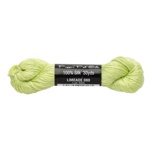 Pepper Pot Silk PP-080 Limeade 100% silk needlepoint thread