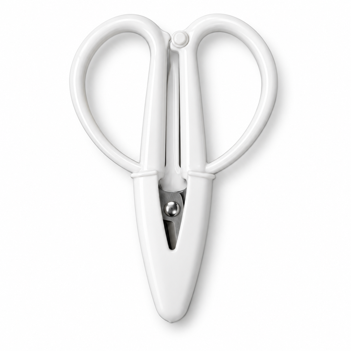 Rainbow Gallery Super Snips mini needlepoint scissors in White