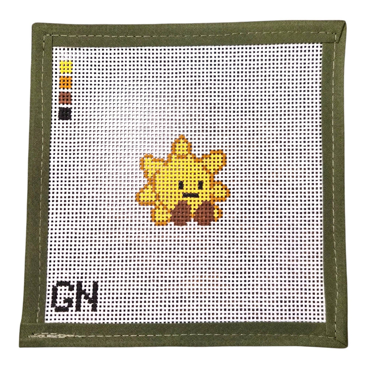 The Gilded Needle Mini Happy Sun 13 mesh needlepoint canvas product image 1
