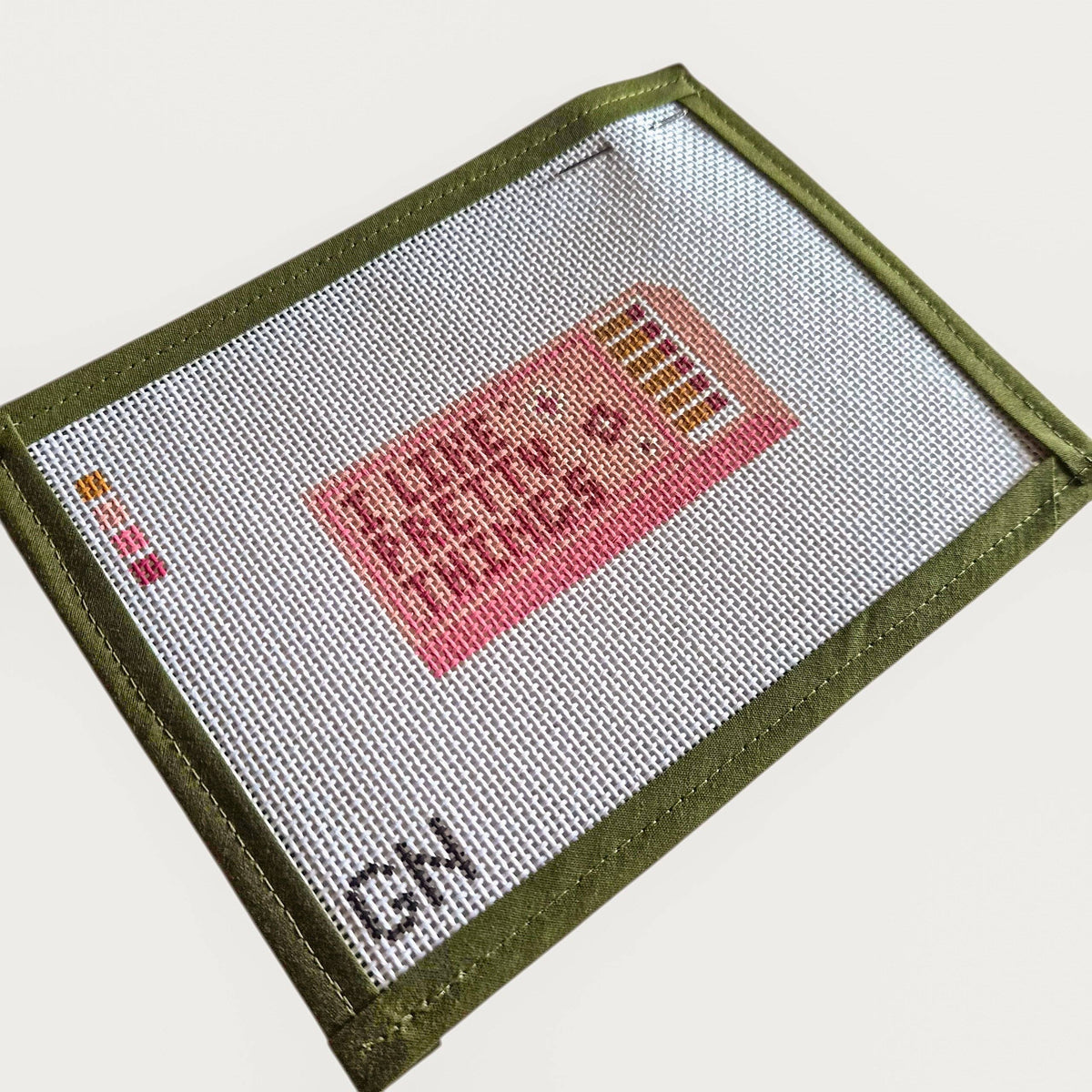 The Gilded Needle Pretty Things Matchbox needlepoint canvas product image 2