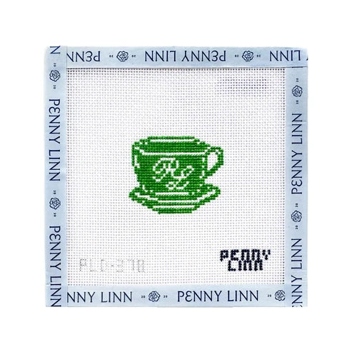 Tiny Ralph’s Cup Needlepoint Canvas – 18 Mesh | Penny Linn